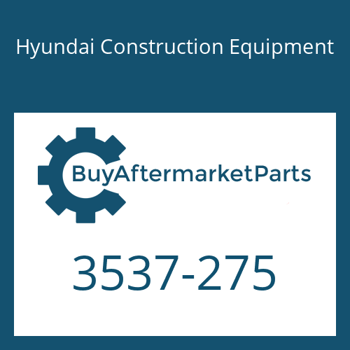 Hyundai Construction Equipment 3537-275 - VALVE ASSY-RELIEF