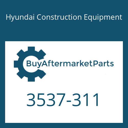3537-311 Hyundai Construction Equipment LOGIC CHECK ASSY