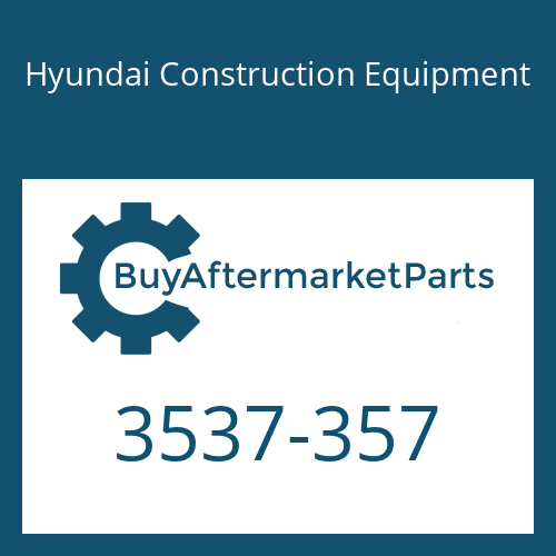 Hyundai Construction Equipment 3537-357 - VALVE ASSY-RELIEF