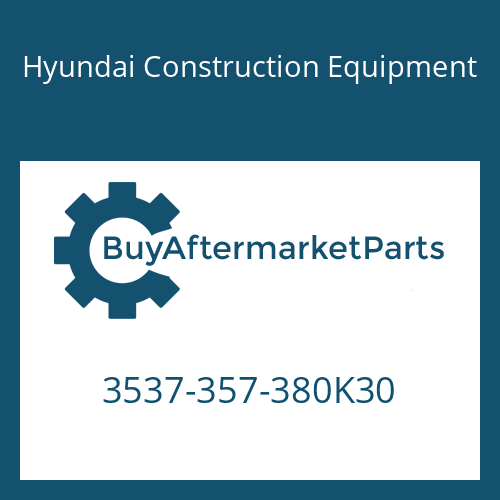Hyundai Construction Equipment 3537-357-380K30 - OVERLOAD RELIEF VALVE