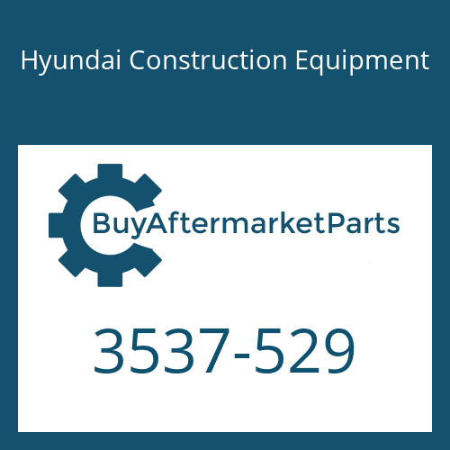 3537-529 Hyundai Construction Equipment OVERLOAD RELIEF