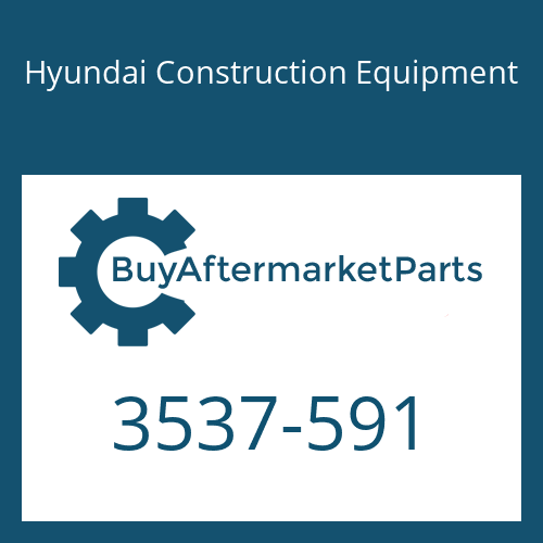 Hyundai Construction Equipment 3537-591 - VALVE-REGENERATION