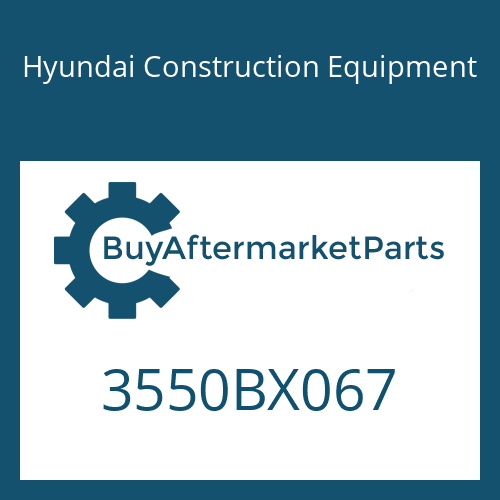 Hyundai Construction Equipment 3550BX067 - T/REDUCTION GEAR,T/MOTOR