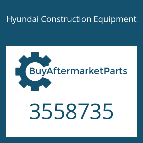 3558735 Hyundai Construction Equipment SCREW-DRIVE