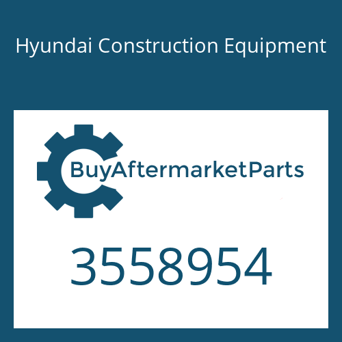 3558954 Hyundai Construction Equipment CRANKCASE-CMPR