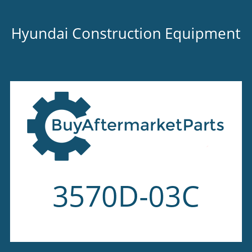Hyundai Construction Equipment 3570D-03C - T/REDUCTION GEAR