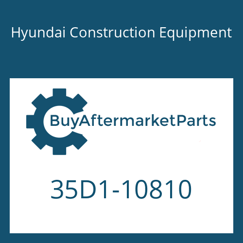 Hyundai Construction Equipment 35D1-10810 - PIPE W.A
