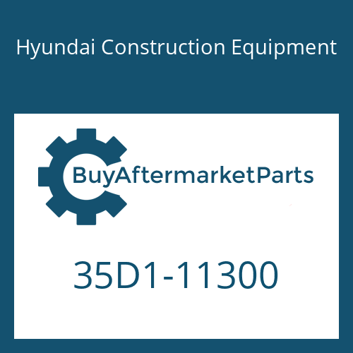 Hyundai Construction Equipment 35D1-11300 - CONNECTOR