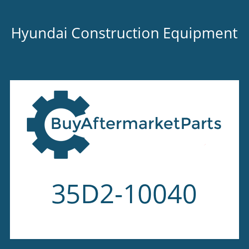 Hyundai Construction Equipment 35D2-10040 - PIPE W.A