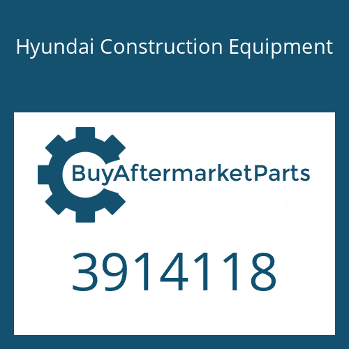Hyundai Construction Equipment 3914118 - SCREW-HEX F/HEAD CAP