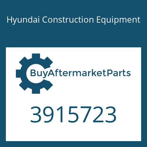 Hyundai Construction Equipment 3915723 - GASKET