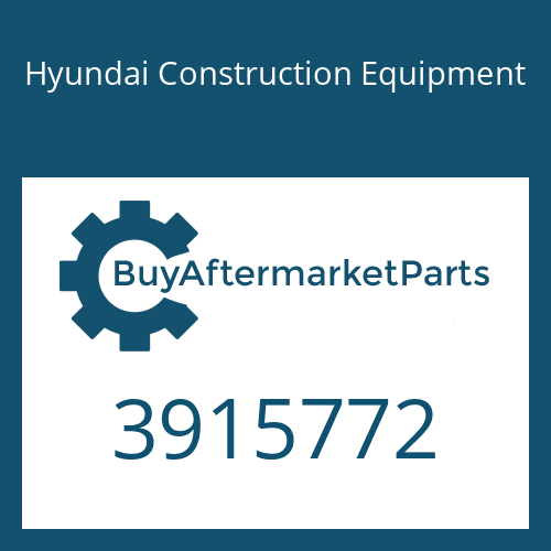 Hyundai Construction Equipment 3915772 - SEAL-RECTANGULAR