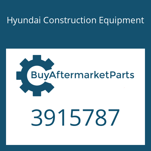 Hyundai Construction Equipment 3915787 - PLUG-THREAD