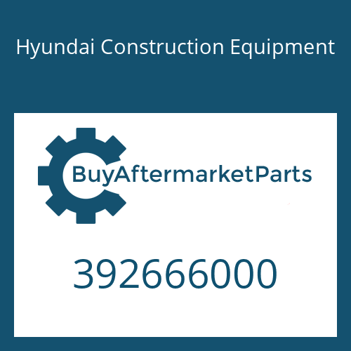 Hyundai Construction Equipment 392666000 - O-RING