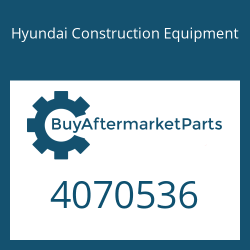 Hyundai Construction Equipment 4070536 - KIT-GEAR COVER