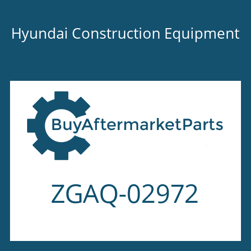 Hyundai Construction Equipment ZGAQ-02972 - DISC-STEEL