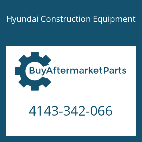 Hyundai Construction Equipment 4143-342-066 - SHAFT-PUMP