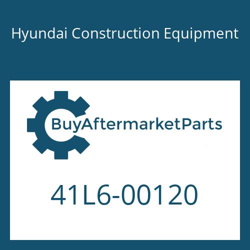 Hyundai Construction Equipment 41L6-00120 - PLATE