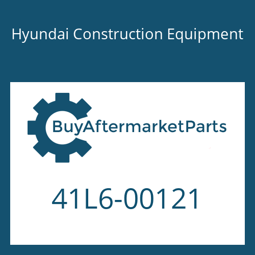 Hyundai Construction Equipment 41L6-00121 - PLATE