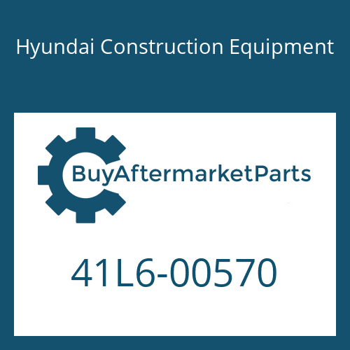 Hyundai Construction Equipment 41L6-00570 - BLOCK