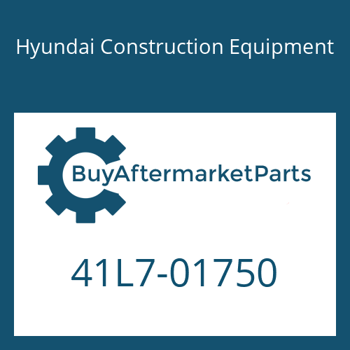 Hyundai Construction Equipment 41L7-01750 - BLOCK