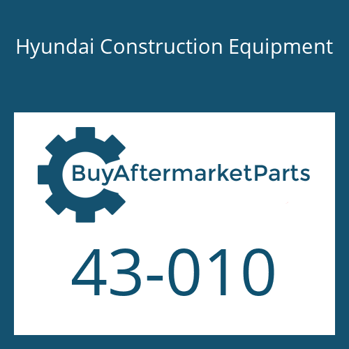 Hyundai Construction Equipment 43-010 - O-RING