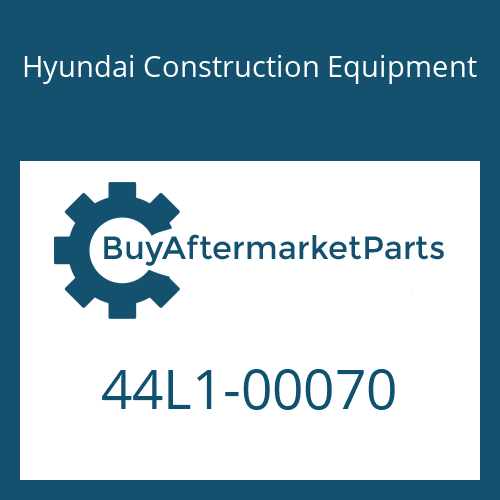 Hyundai Construction Equipment 44L1-00070 - PLATE