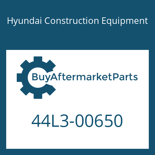 Hyundai Construction Equipment 44L3-00650 - PLATE
