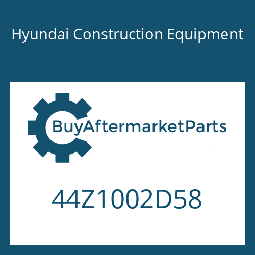 Hyundai Construction Equipment 44Z1002D58 - RUBBER HOSE, HYD.