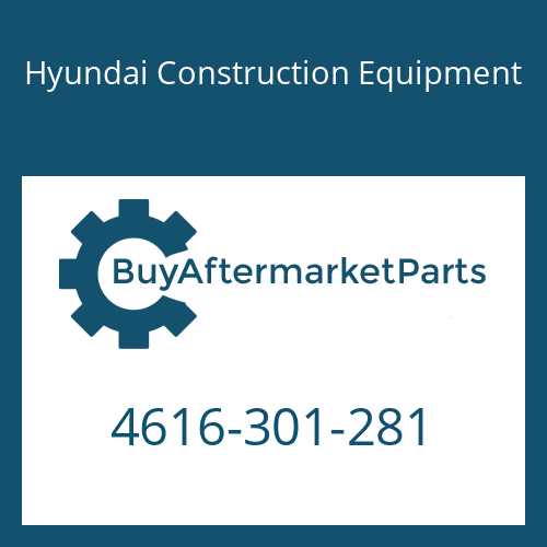 Hyundai Construction Equipment 4616-301-281 - GASKET