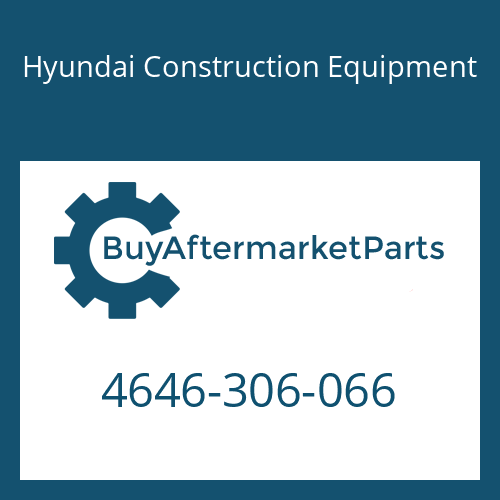 Hyundai Construction Equipment 4646-306-066 - GASKET