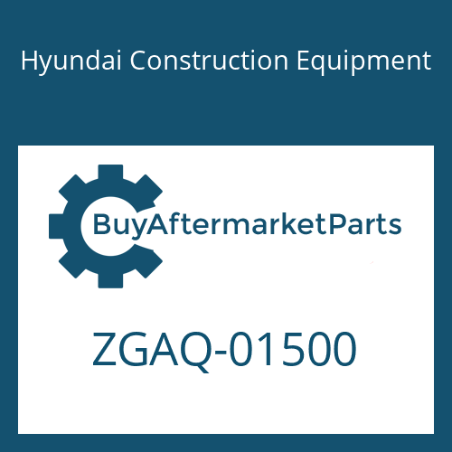 Hyundai Construction Equipment ZGAQ-01500 - HOUSING-GEARBOX FR