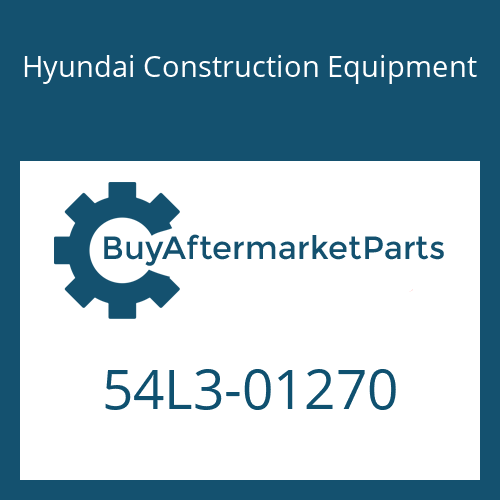Hyundai Construction Equipment 54L3-01270 - BLOCK