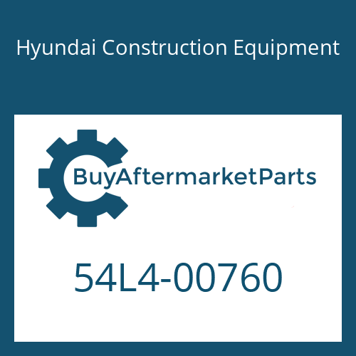 Hyundai Construction Equipment 54L4-00760 - BLOCK