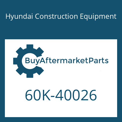 Hyundai Construction Equipment 60K-40026 - O-RING