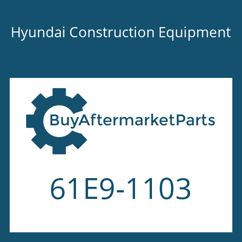 Hyundai Construction Equipment 61E9-1103 - PIN-JOINT