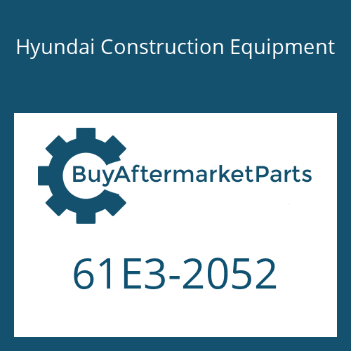 Hyundai Construction Equipment 61E3-2052 - SHIM-ROUND 0.5