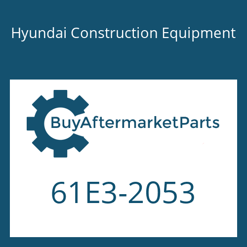 Hyundai Construction Equipment 61E3-2053 - SHIM-ROUND 0.5