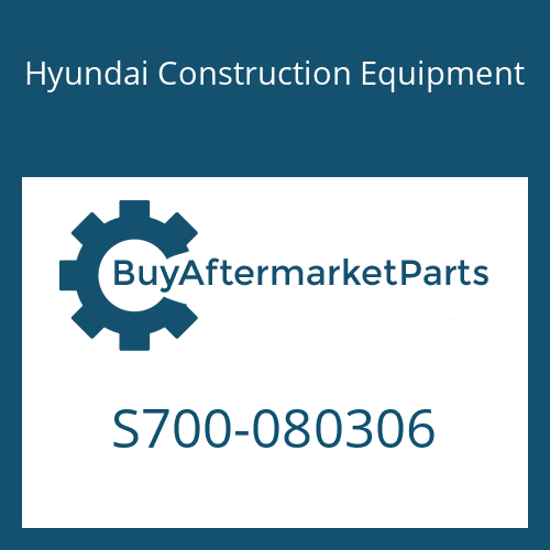 Hyundai Construction Equipment S700-080306 - SEAL-DUST
