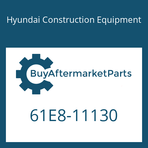Hyundai Construction Equipment 61E8-11130 - PIN-JOINT