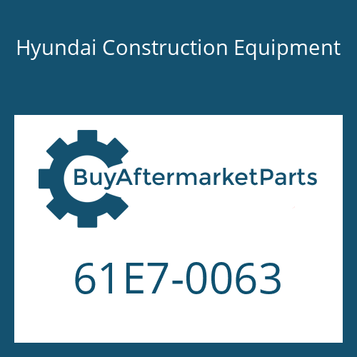 Hyundai Construction Equipment 61E7-0063 - HOSE ASSY-GREASE