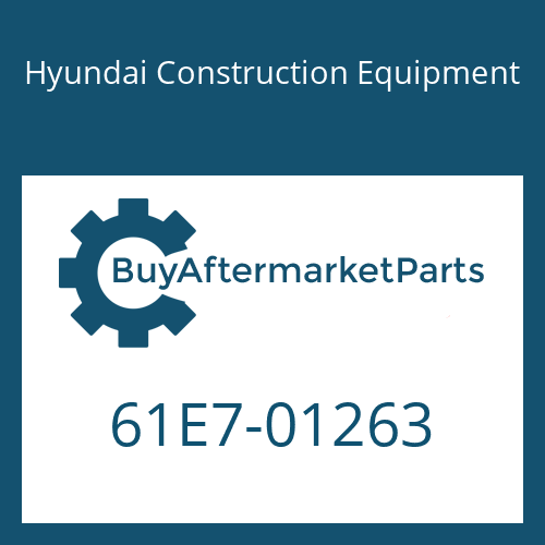 Hyundai Construction Equipment 61E7-01263 - BOSS