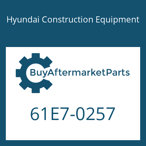 61E7-0257 Hyundai Construction Equipment BUCKET ASSY