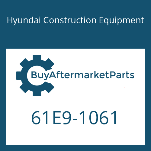 Hyundai Construction Equipment 61E9-1061 - BRACKET-PIPE
