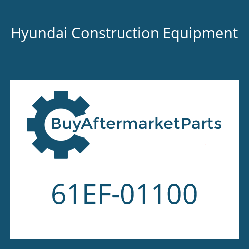 Hyundai Construction Equipment 61EF-01100 - PLATE