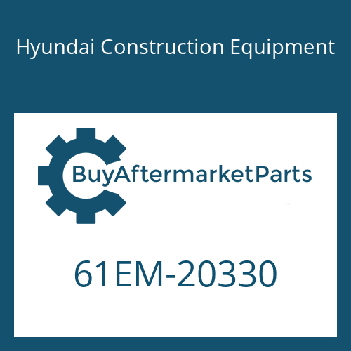 Hyundai Construction Equipment 61EM-20330 - PLATE-TAPPED