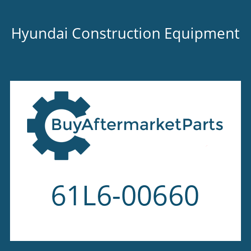 61L6-00660 Hyundai Construction Equipment O-RING