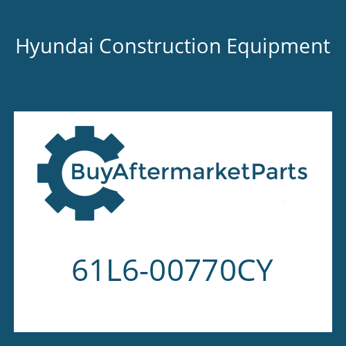 Hyundai Construction Equipment 61L6-00770CY - T/ADAPTER-CENTER