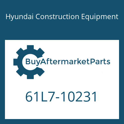 Hyundai Construction Equipment 61L7-10231 - PIN-JOINT