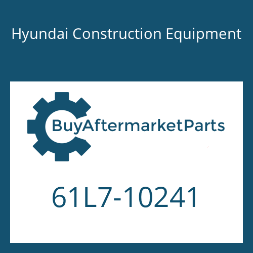 Hyundai Construction Equipment 61L7-10241 - PIN-JOINT